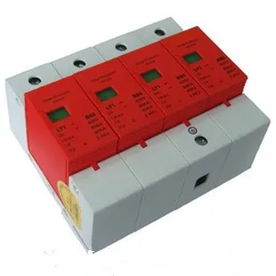 4P 40 ~ 80KA Din Rail стабилизатор напряжения молниеотвод совершенно новый в коробке |