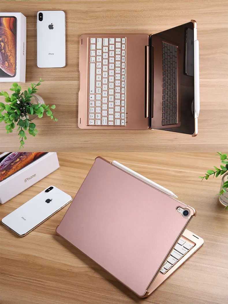 7 цветов светильник с подсветкой беспроводной Bluetooth клавиатура чехол для iPad Pro 11 чехол A1934 A80 A2013+ подарок