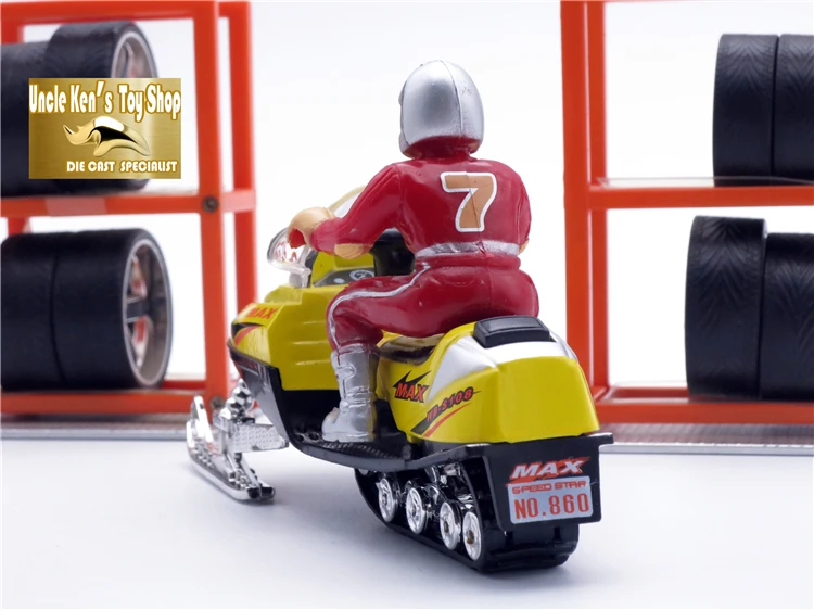 Модель снегохода 12 см металлические игрушки для детей/мальчиков в подарок