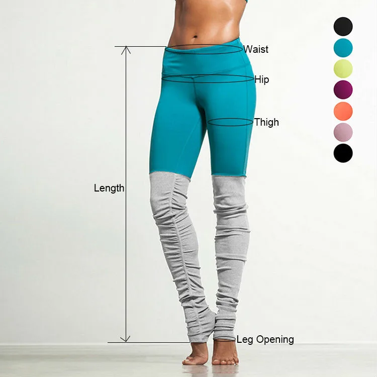 Женские колготки для бега спортивные Леггинсы прозрачные штаны йоги лоскутные