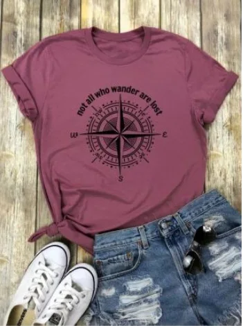 2019 new T-shirt printed letters women's short-sleeved T-shirt