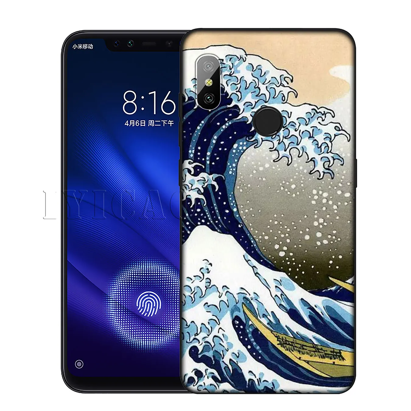 IYICAO волна книги по искусству силиконовый мягкий чехол для Xiaomi Redmi 6A 5A Примечание 7