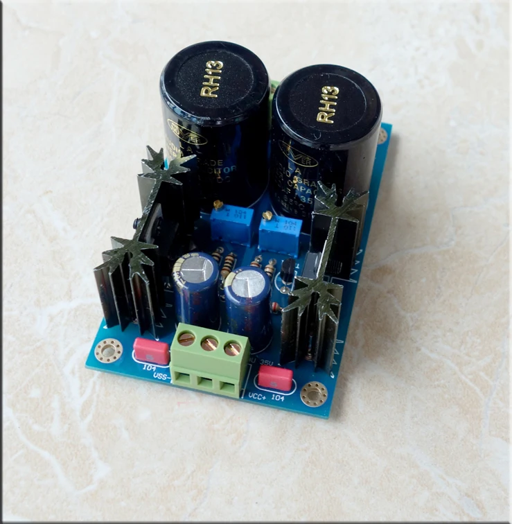 LM317 LM337 + TL431 высокоточная линейная регулируемая плата модуля питания с низким