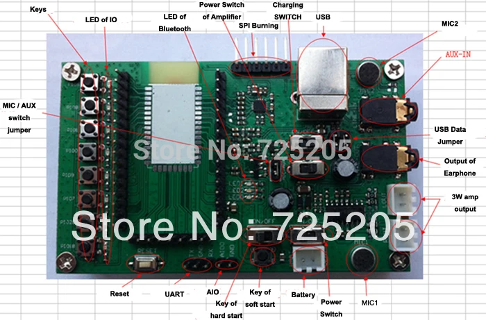 

CSR8645 Rom Version Development Simulation-Board Demo Free Shipping