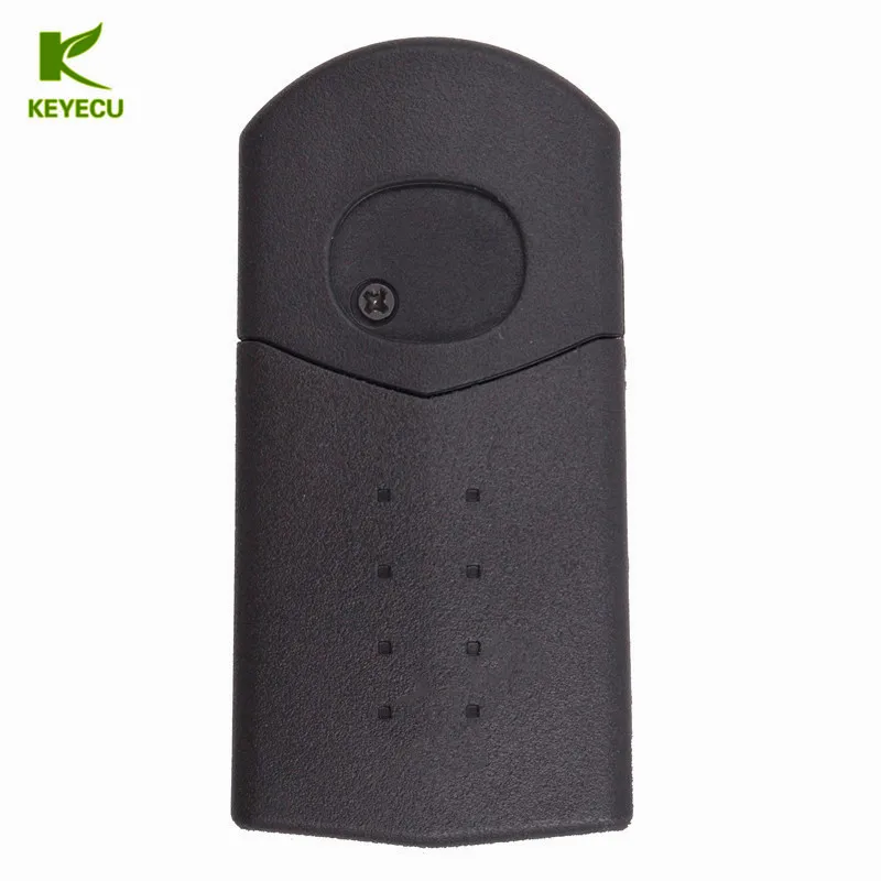 KEYECU Замена 4 кнопки Флип брелок 313 8 МГц 4D63 80 биты для Mazda 3 6 MX 5 2006 2008 RX 2004 2011 FCC