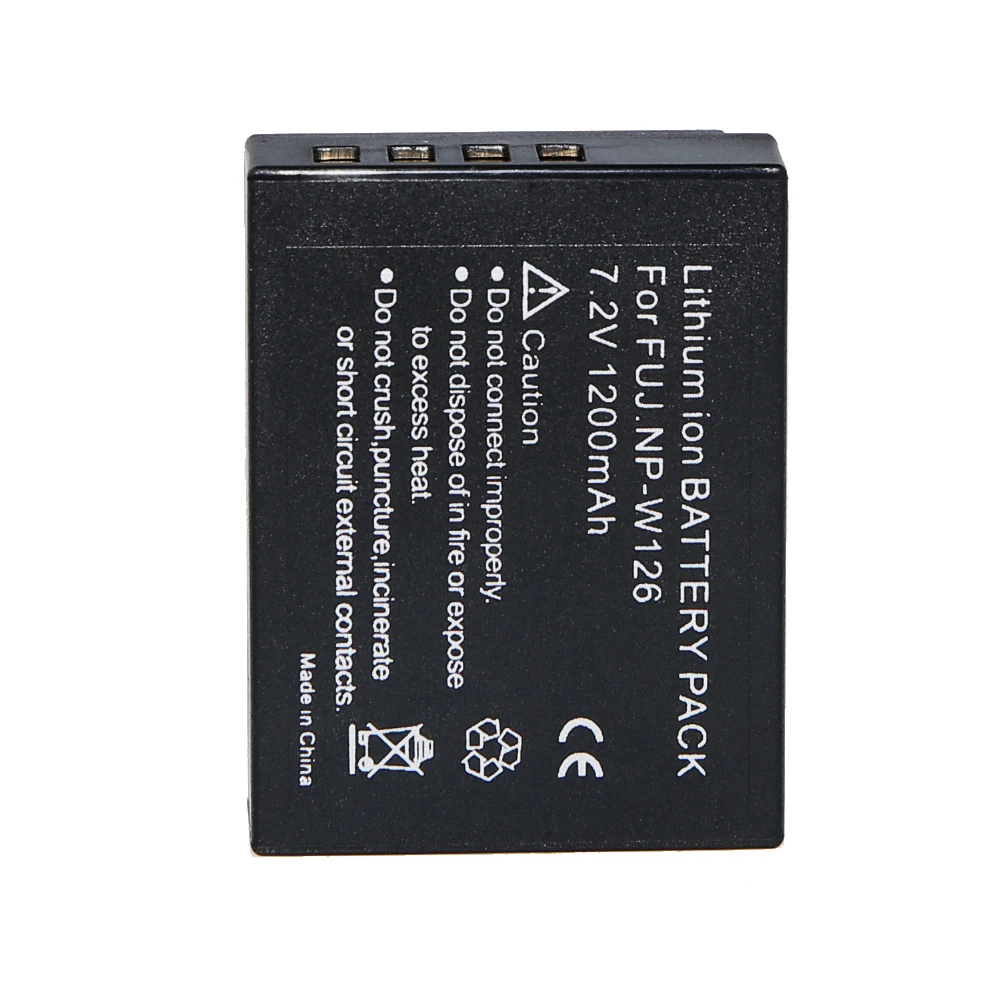 Аккумуляторы AOPULY 2 шт. аккумулятор NP W126 + USB ЖК зарядное устройство для Fuji HS50 HS35 HS33