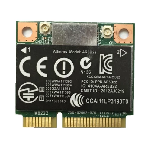 Настольный Wi-Fi WLAN Atheros AR5B22 300M Беспроводной Bluetooth 4 0 PCI-E карта настольный адаптер 6