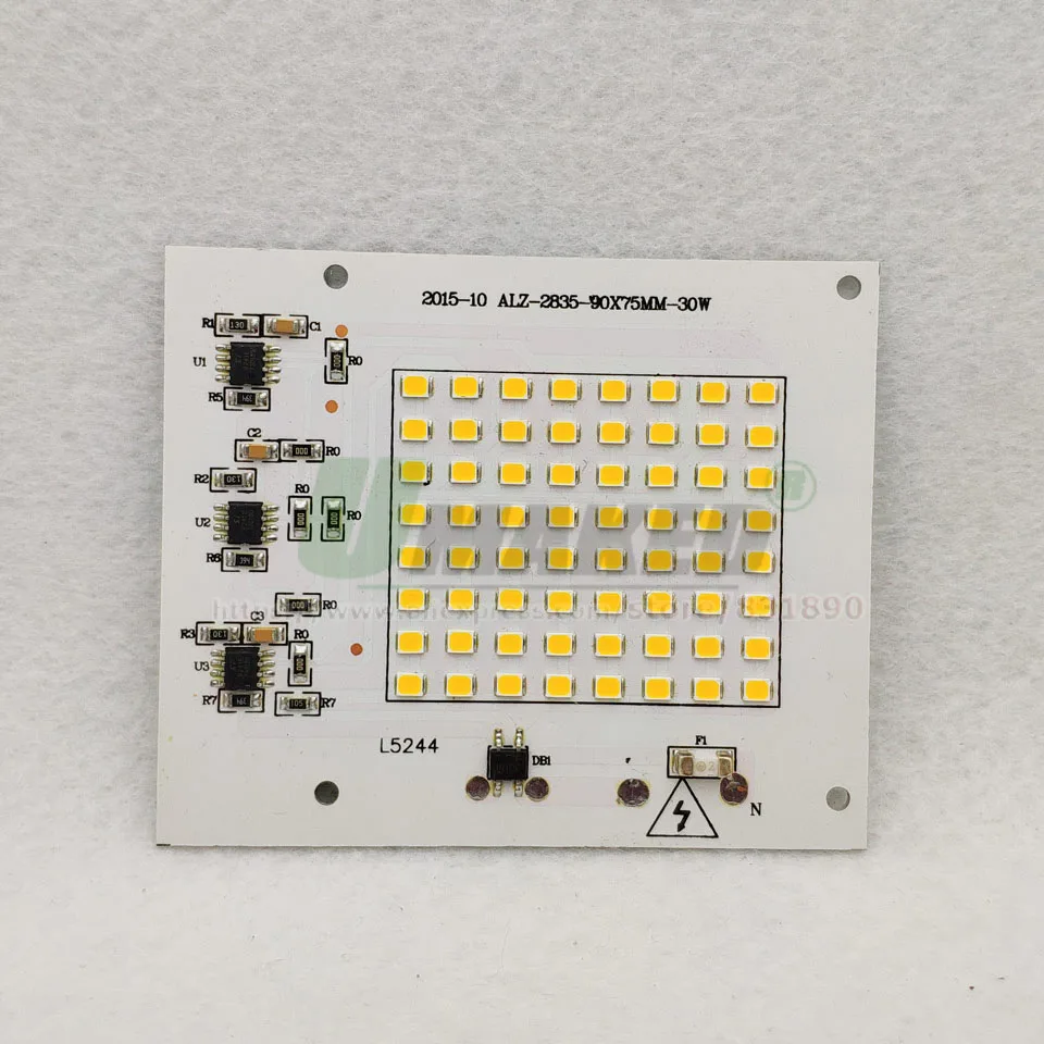 Светодиодный прожектор SMD2835 белый/теплый 220 В перем. Тока 30 Вт 90x75 мм 2700