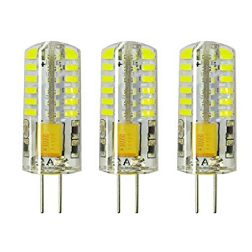 Светодиодная лампа G4 3014 SMD 24/48/64/96 LED s Ampoule Luz люстры с углом свечения 360 градусов