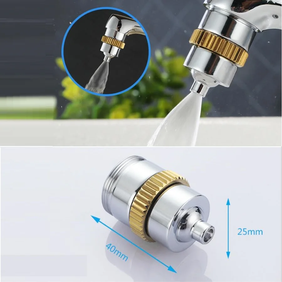Flow Adjustment Spray Style Tap Spout Faucet Accessory Gear Nozzle Saving Water 24*1 Male Thread | Обустройство дома