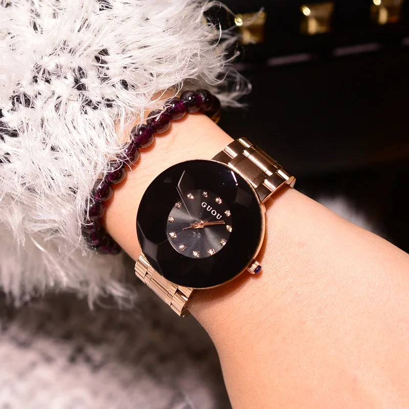 Модные брендовые кварцевые часы водонепроницаемые женские браслет из