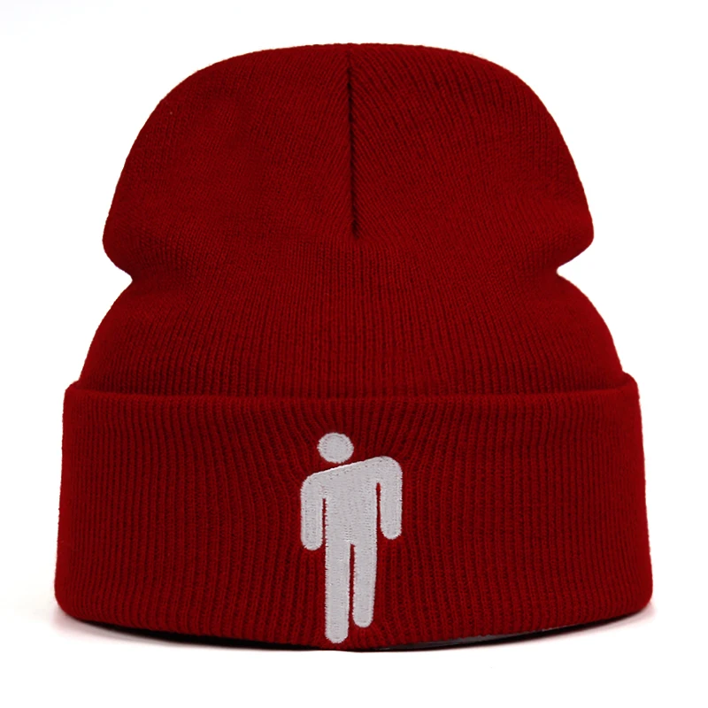 Billie Eilish Beanie, 6 цветов, вязаная зимняя шапка, одноцветная, в стиле хип-хоп, вязанная шапка, шапка, аксессуар для костюма, подарки, теплая зимняя шапка