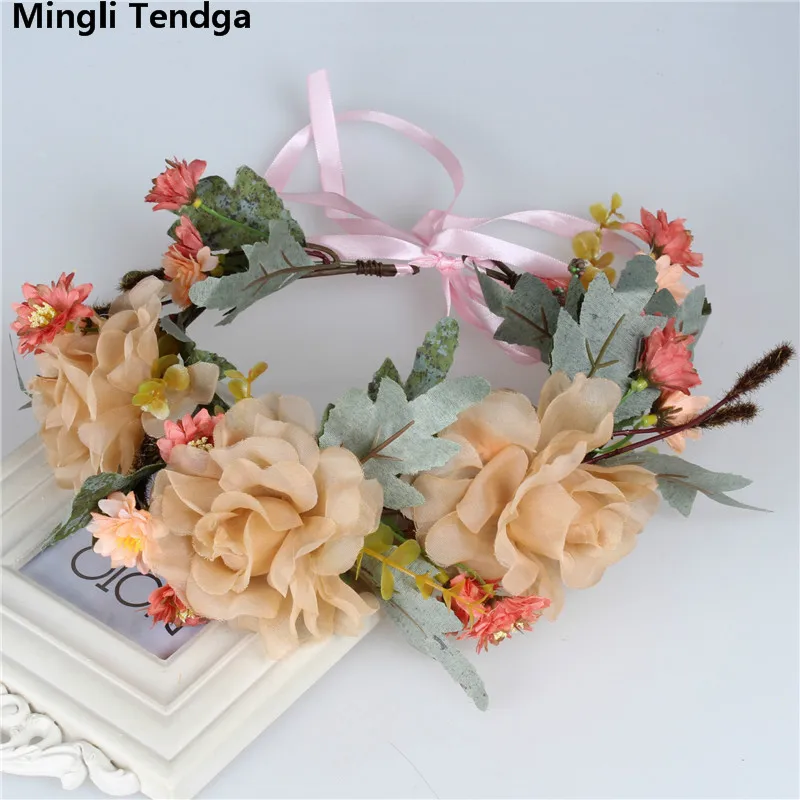 Mingli Tengda 2018 новые вуалетки для женщин элегантные свадебные цветочные невесты
