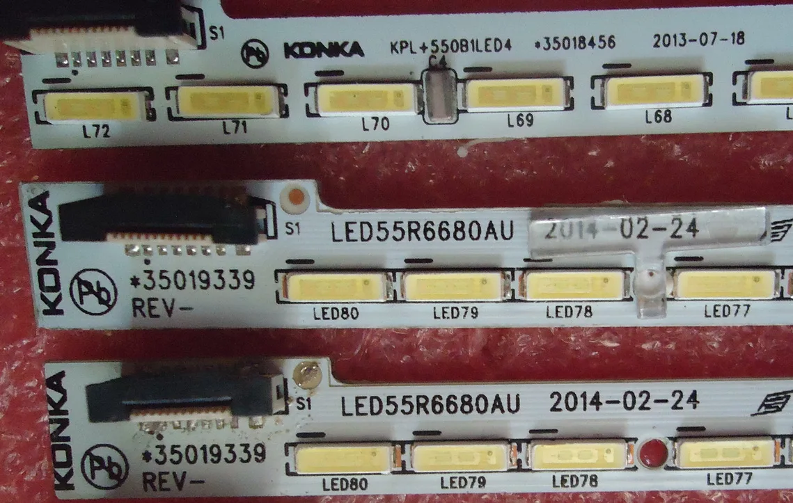 

FOR konka KPL+550B1LED4 Article lamp 35018456 37024119 1piece=80LED 683MM