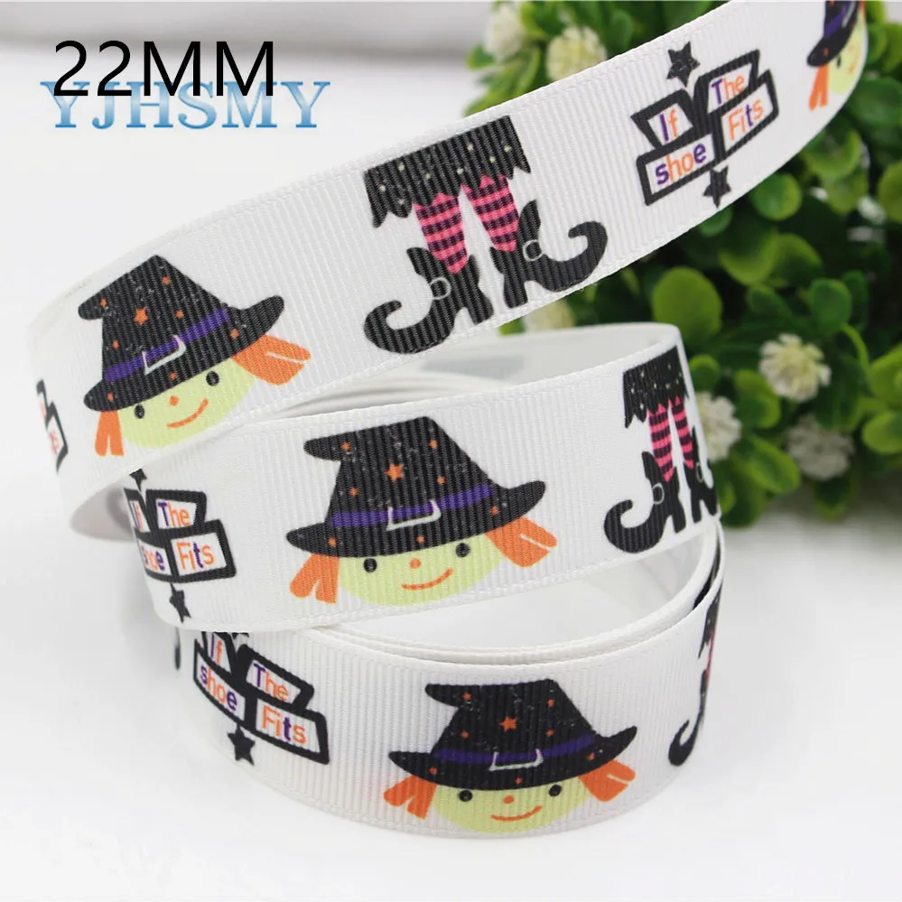 YJHSMY H-17506-125 22 мм 10 ярдов мультфильм ленты термопечать grosgrain Свадебные аксессуары DIY