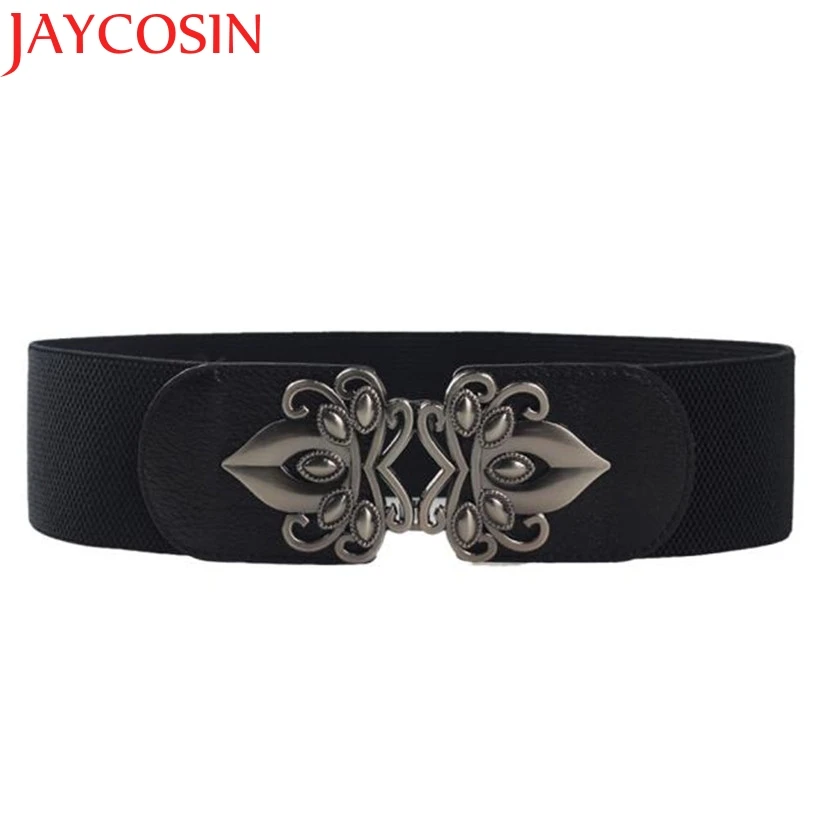 JAYCOSIN Новый Модный женский модный ремень с металлической пряжкой эластичный пояс