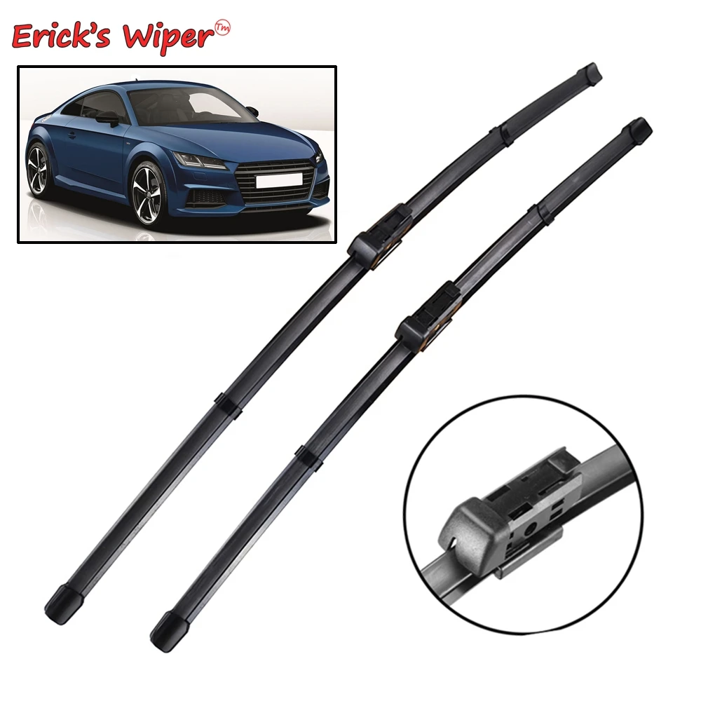 

Щетки стеклоочистителя Erick's LHD для Audi TT MK3 2014-2023, стеклоочистители для лобового стекла, автомобильные щетки от дождя 24 дюйма + 21 дюйм