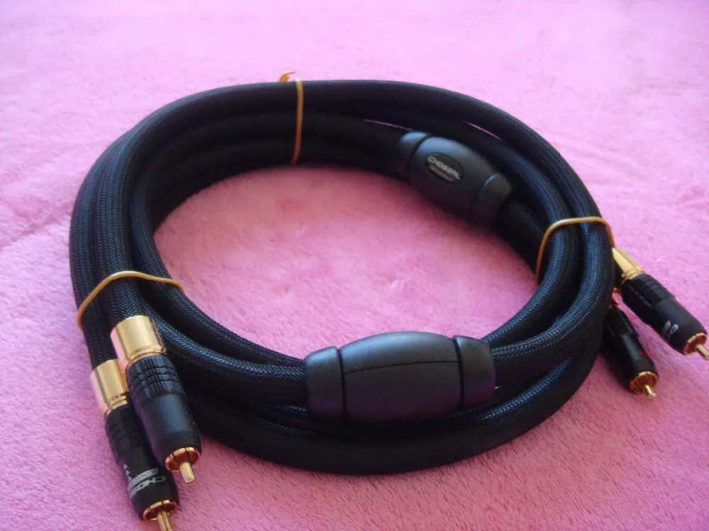 Высококачественный av кабель Choseal HI FI линия Auido от 2RCA male до 6N высокая чистота одна