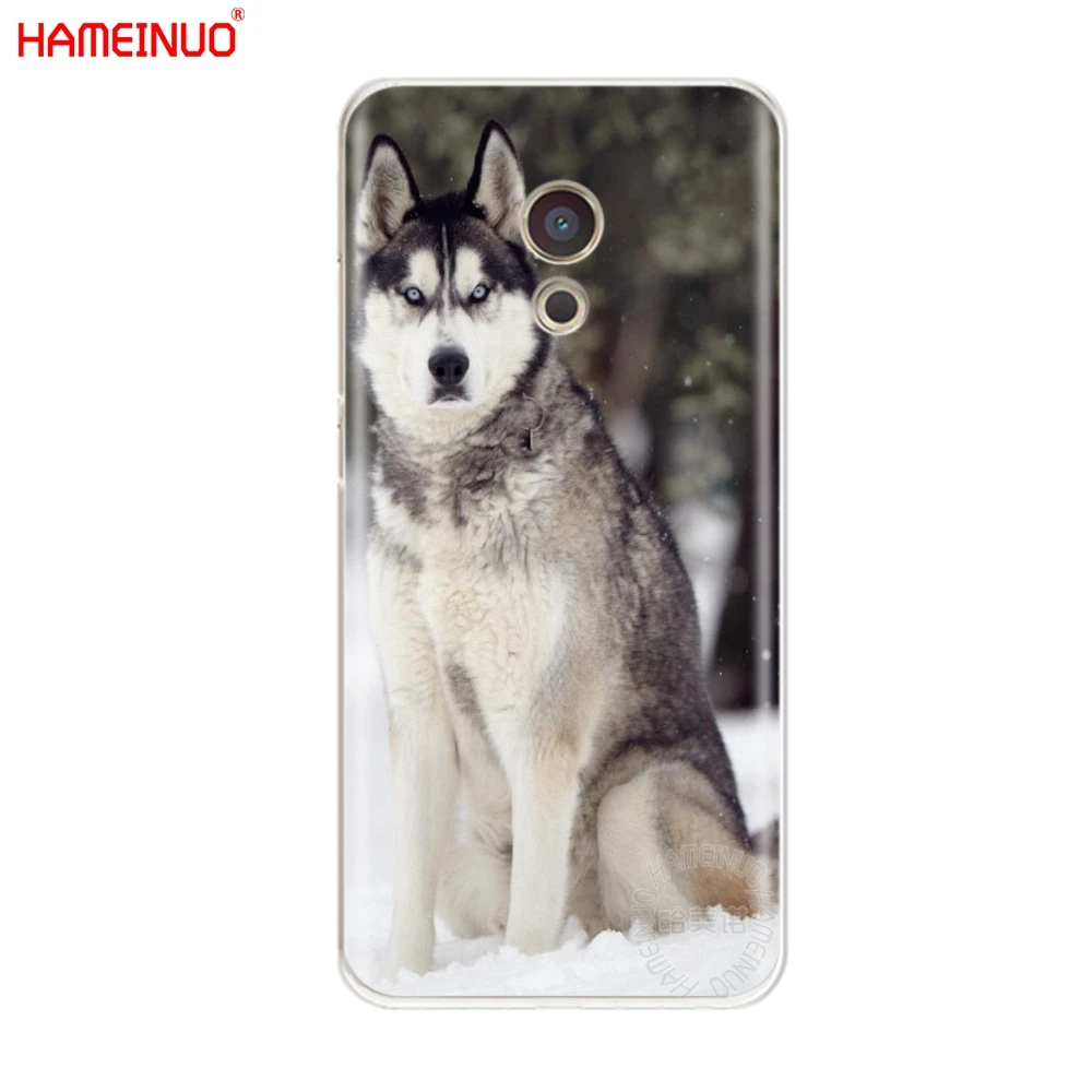 HAMEINUO Husky Dog Обложка для Meizu M6 M5 M5S M2 M3 M3S MX4 MX5 MX6 PRO 6 5 U10 U20 note plus|case for meizu|phone casescase plus |