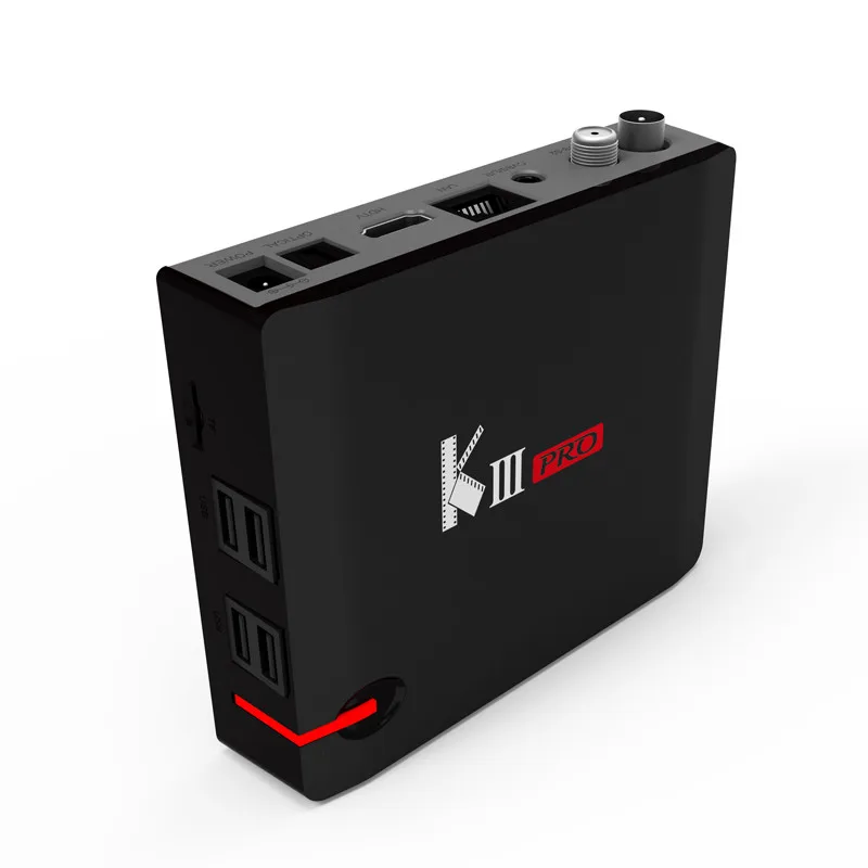 MECOOL KIII PRO DVB-S2 DVB-T2 DVB-C декодер Кода Android 7,1 ТВ коробка 3 Гб оперативной памяти, 16 Гб встроенной памяти, K3 Pro Amlogic S912 Octa Core 64bit 4K комбинированный набор компьютерной приставки к телевизору