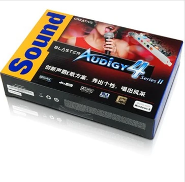Бесплатная доставка Новый креативный 7 1 Audigy 4 II звуковая карта PCI Настольный