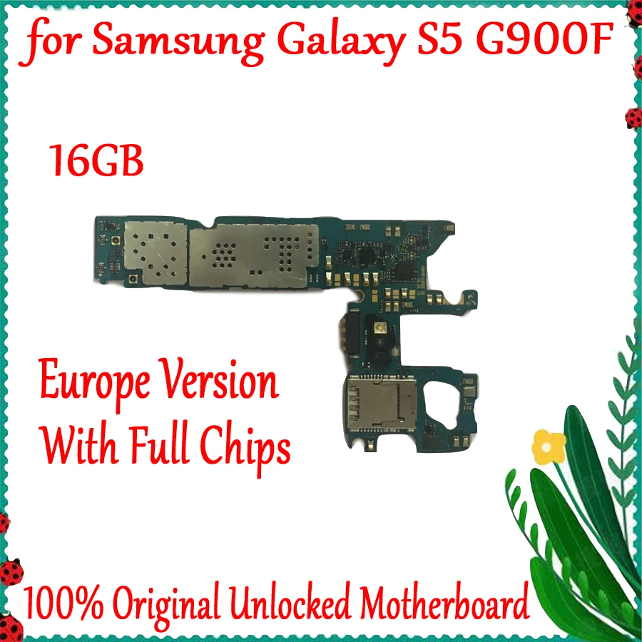 16 Гб для Samsung Galaxy S5 G900F материнская плата оригинальная разблокированная с
