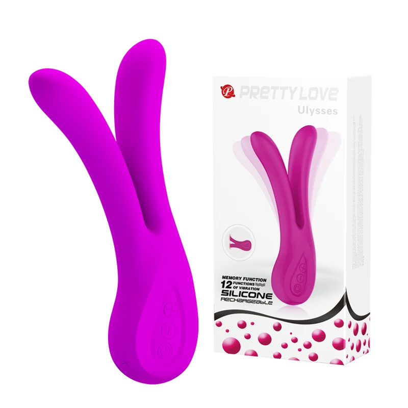 Pretty Love USB Перезаряжаемый 12 режимов Стимулятор точки G Вибратор массажер