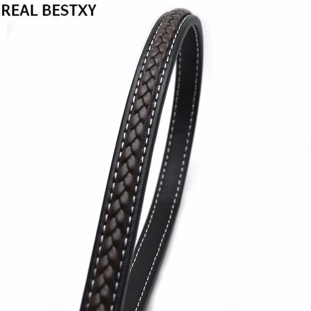 Плетеный кожаный шнур Real Bestxy веревочный для изготовления браслетов ювелирных