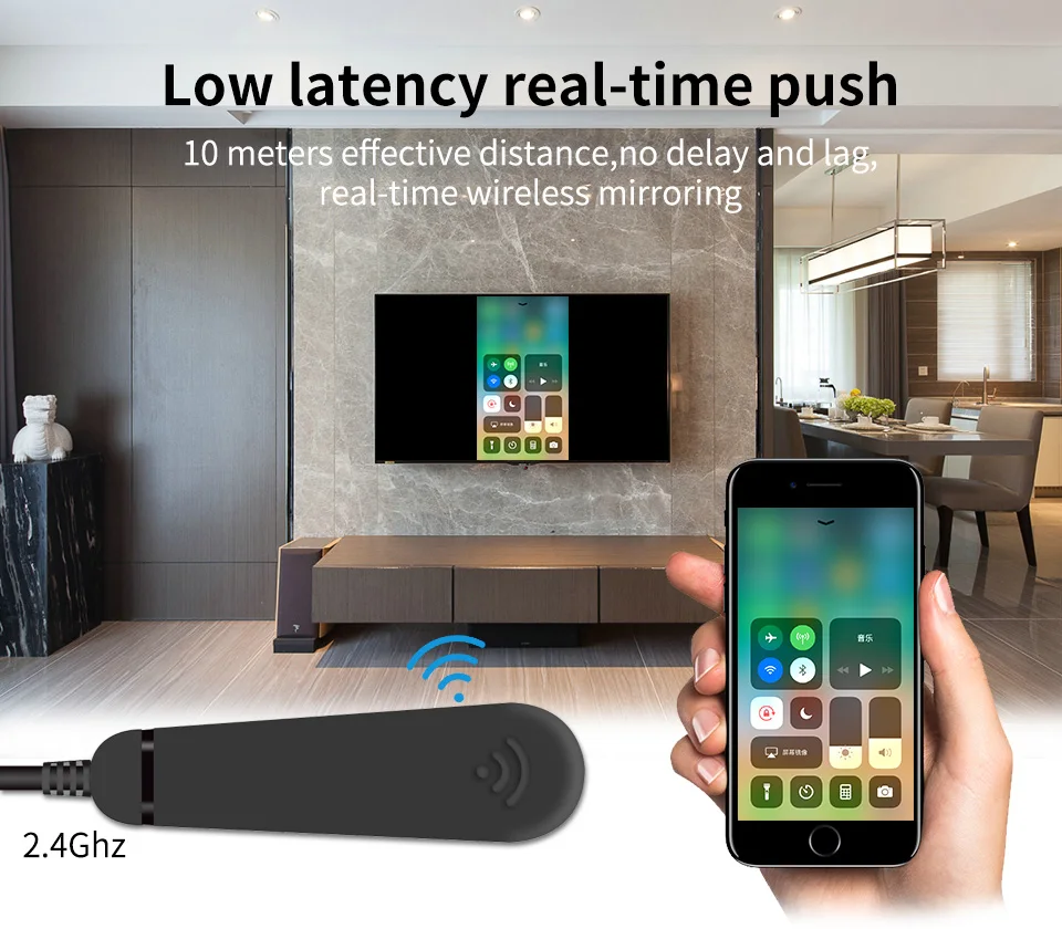 5G 4 K HD ТВ карты Mirascreen K6 беспроводной дисплей ТВ ключ Miracast Mirascreen литой для apple Android телефон ПК PK youtube DVB-T2 t2