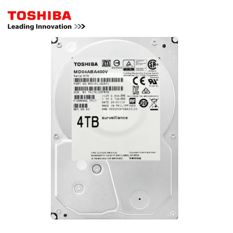 Toshiba брендовый настольный компьютер 4 ТБ 3 5 &quot внутренний механический жесткий