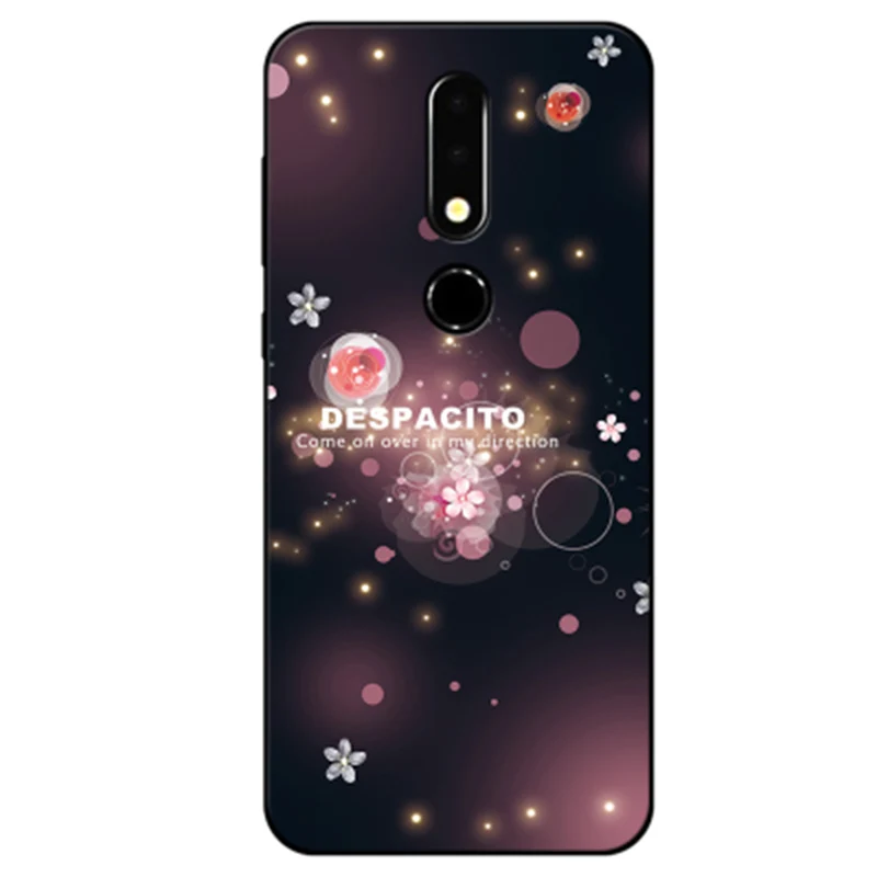Чехол для Nokia 6 1 plus мультяшная мягкая задняя крышка чехол телефона Nokia6.1 Nokia6.1plus