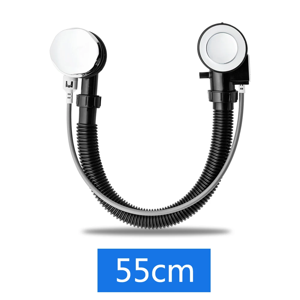 55cm Vagsure Ванная Комната Раковина всплывающие стоки фильтр ABS& латунь перелив Слив отходов ванной аксессуары ванной фильтр стоки - Цвет: 55cm