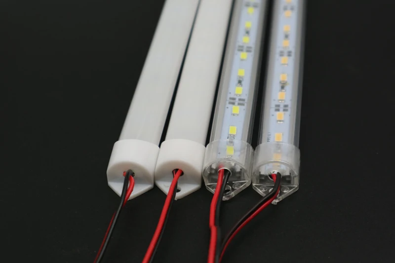 5 шт.* 50 см с фабрики DC 12 В SMD 5730 5630 Светодиодный светильник с жесткой полосой алюминиевый корпус+ крышка из поликарбоната светодиодный светильник 5730