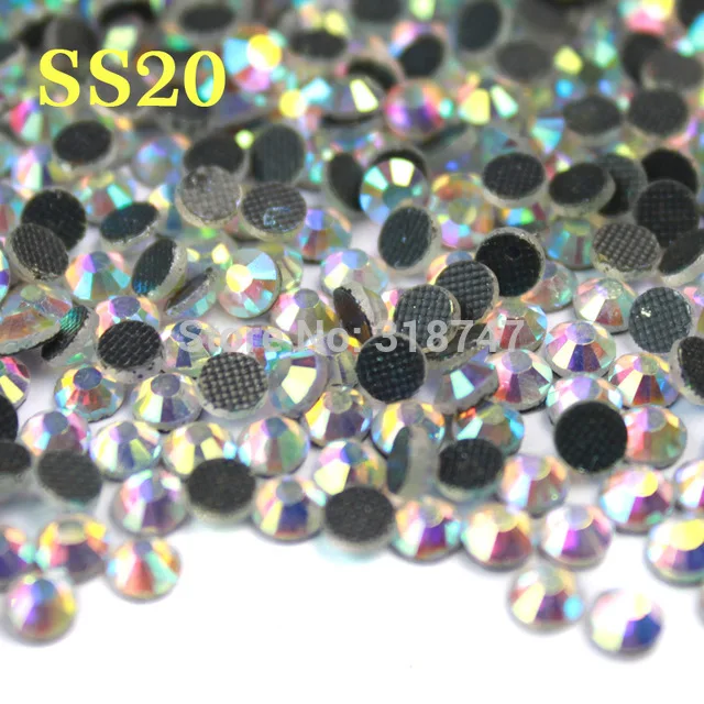 Стеклянные стразы Lucia crafts SS20 5 мм разные цвета горячая фиксация драгоценные камни