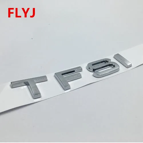 Значок эмблема FLYJ из АБС пластика с буквами TFSI для заднего багажника автомобиля