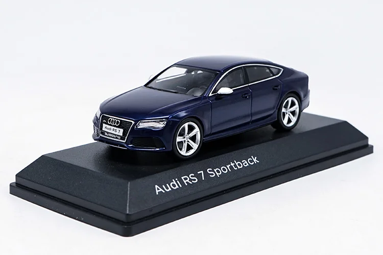 

1:43 Diecast Model for Audi RS7 Deep Blue Sportback Alloy Toy Car Miniature Collection Gifts