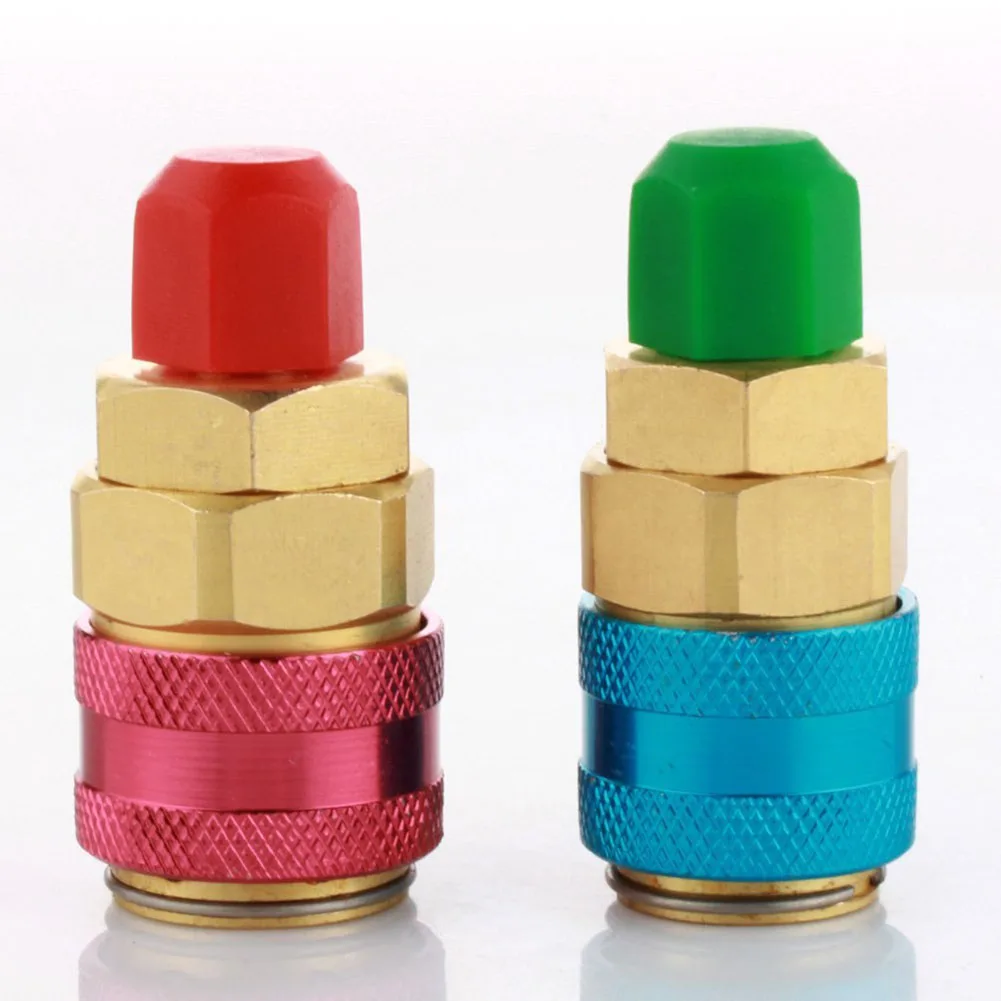 2 шт. Авто быстрой смены навесного оборудования латунь Разъем адаптеры для сим