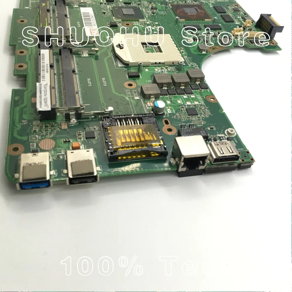 

KEFU For ASUS GT630/2GB 4*SLOTS N53SN N53SM N53SV N53S Laptop Motherboard Tested 100% work original Mainboard