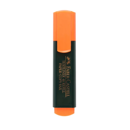 Faber Castell текстлайнер маркеры, фломастер, ручка Скрапбукинг косой фетровый наконечник цветная ручка флуоресцентные школьные маркеры товары для рукоделия - Цвет: Оранжевый