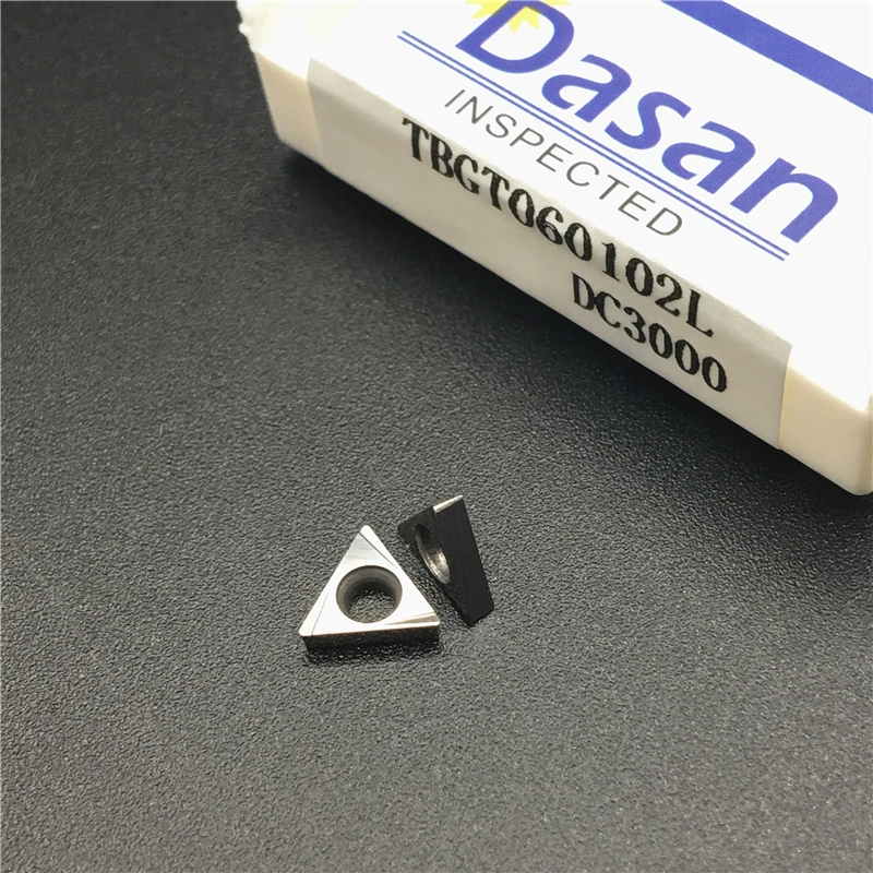 10 шт. TBGT060102L TBGT060104 L CT3000 лезвия Cermet Grade токарные вставки мини расточные стержни