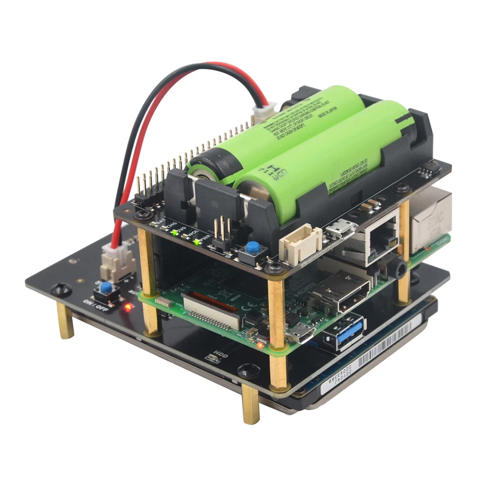 X720 UPS HAT 18650 power Raspberry Pi Плата расширения управления + безопасное отключение