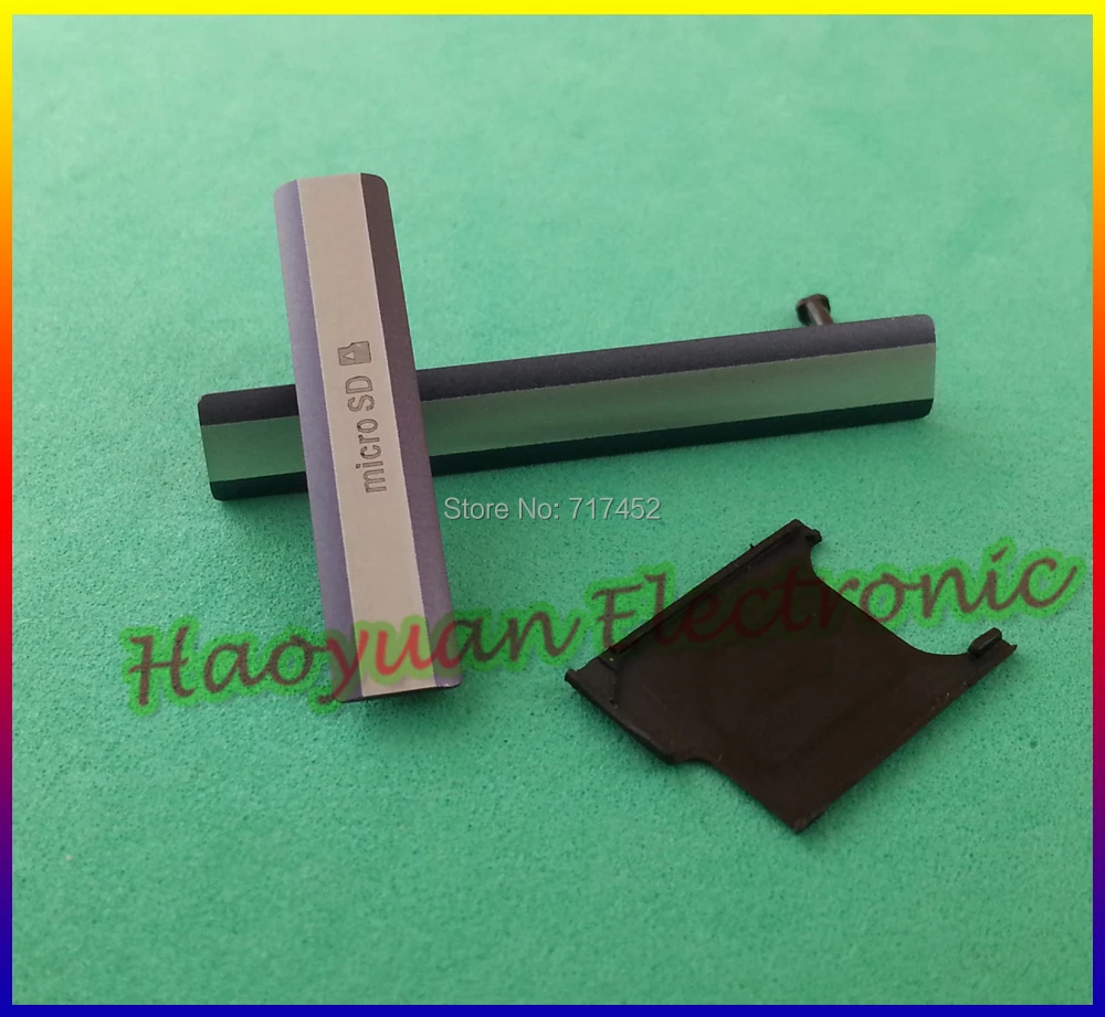 Оригинальные запасные части крышка USB заглушка + лоток для SIM карты корпус Sony Xperia Z2