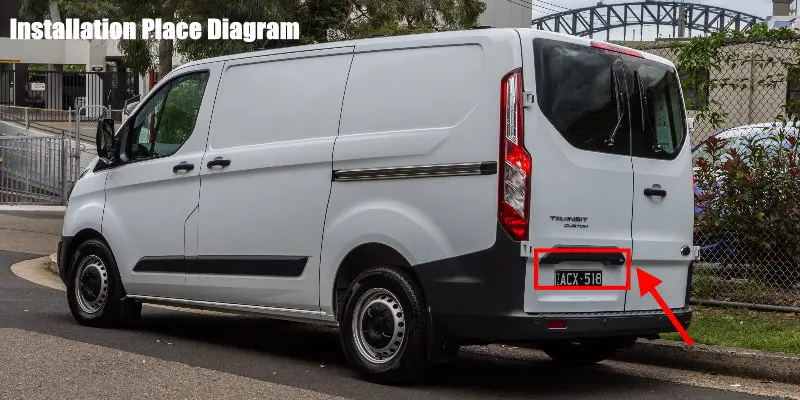 Камера заднего вида для Ford Transit на заказ 2012~ /HD CCD ночное видение/камера заднего вида/светильник номерного знака