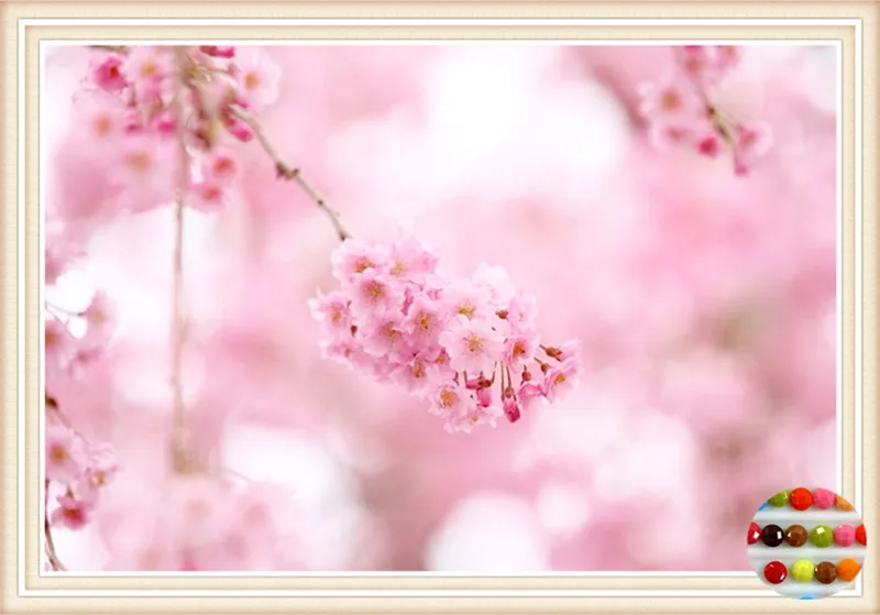 Круглые алмазные картины сделай сам вышивка крестиком вишни Алмазная мозаика