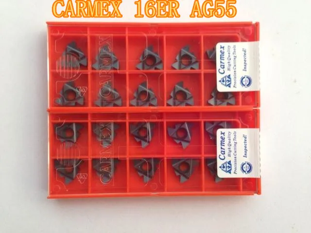 1 5 шт. scarmex16erag55 BMA/16ERAG60/16ER1.0/1 75/2 0/2 5/3 0/ISOCNC резьбовые вставки из цементированного