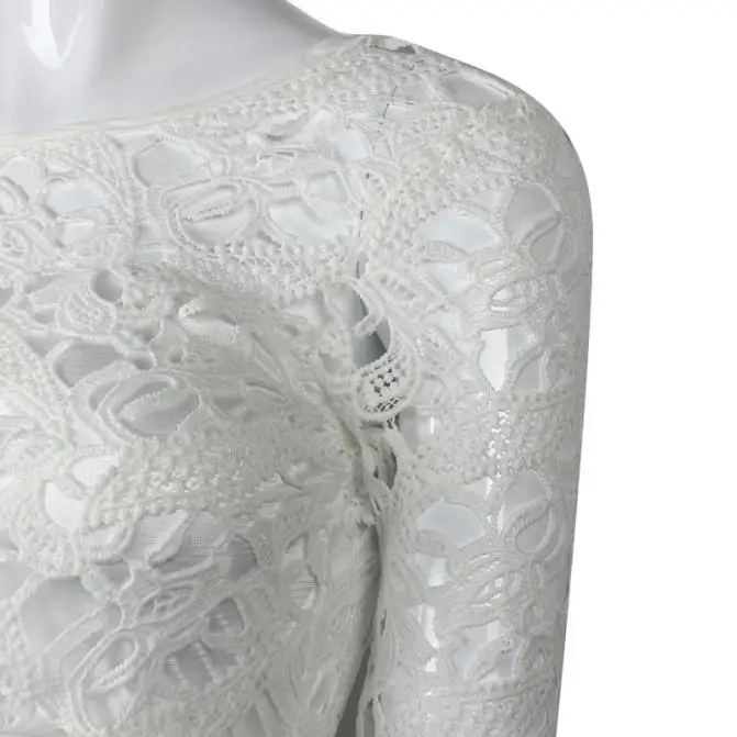 MISSOMO одежда женское кружевное белое платье шифоновое вечернее Vestidos халат Макси