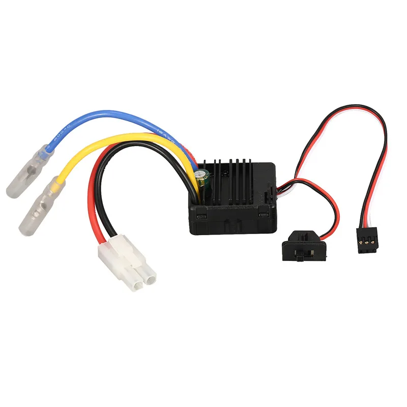 60A black WP-1060-RTR 2-3S 60A водонепроницаемый матовый ESC w/BEC 5 V/2A для 1/10 RC Tamiya Traxxas Redcat HPI RC автомобильные запчасти - Цвет: 60A black