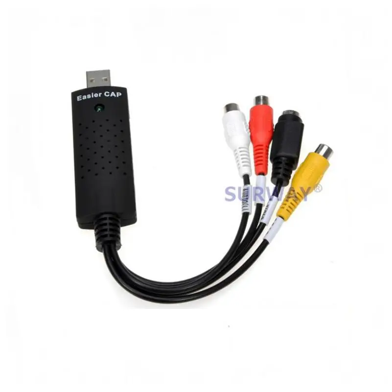 Фирменная Новинка Easycap USB 2.0 Видео ТВ DVD VHS карты захвата адаптер для компьютера/cc