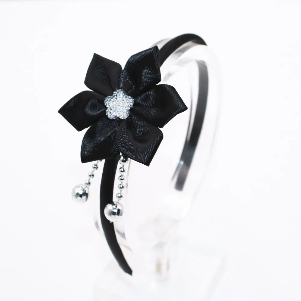 Лента для волос с цветами и звездами однотонная | Аксессуары одежды