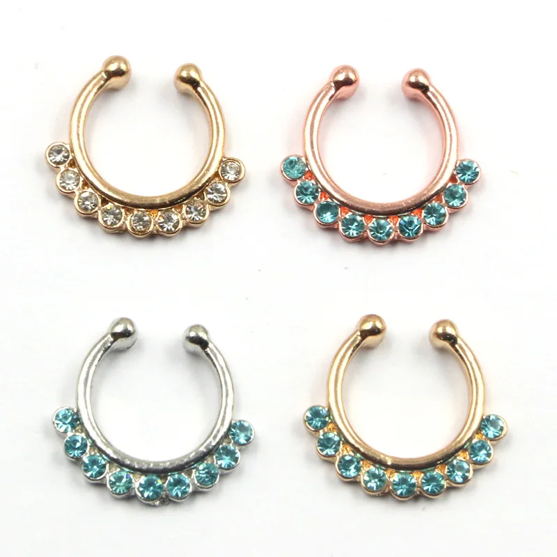 10 шт в стилях готика и панк медицинский перегородки Пирсинг с украшением виде